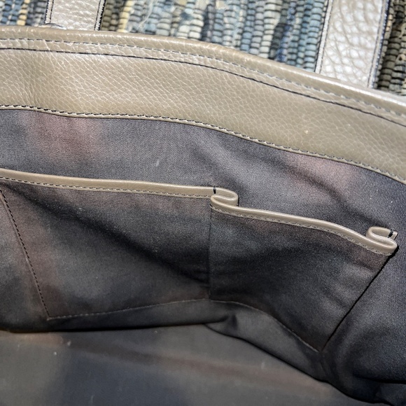 CONTAINER CAMOUFLAGE TWILL BRIEFCASE WITH LEATHER TRIM - Picture 12 of 14